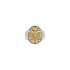 FRONT The Front Signet Silver Ring