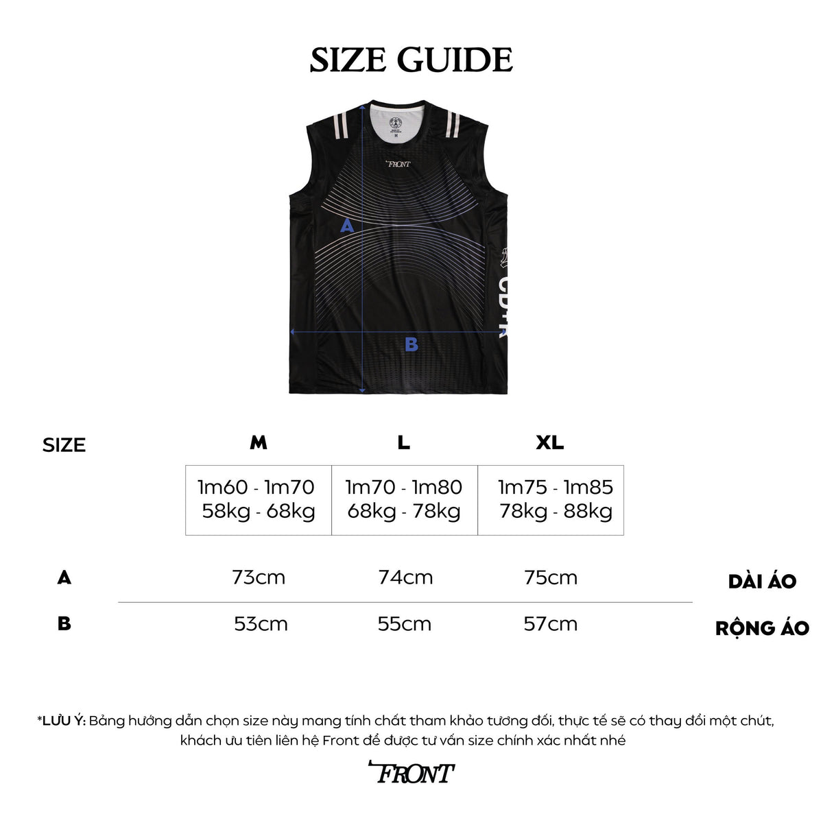 FRONT D126 "AIRBLADE SERIES" V2 - TANKTOP - Black/White