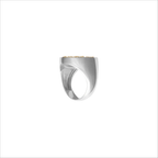 FRONT The Front Signet Silver Ring