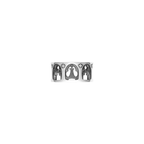 FRONT Chess Pieces Silver Ring