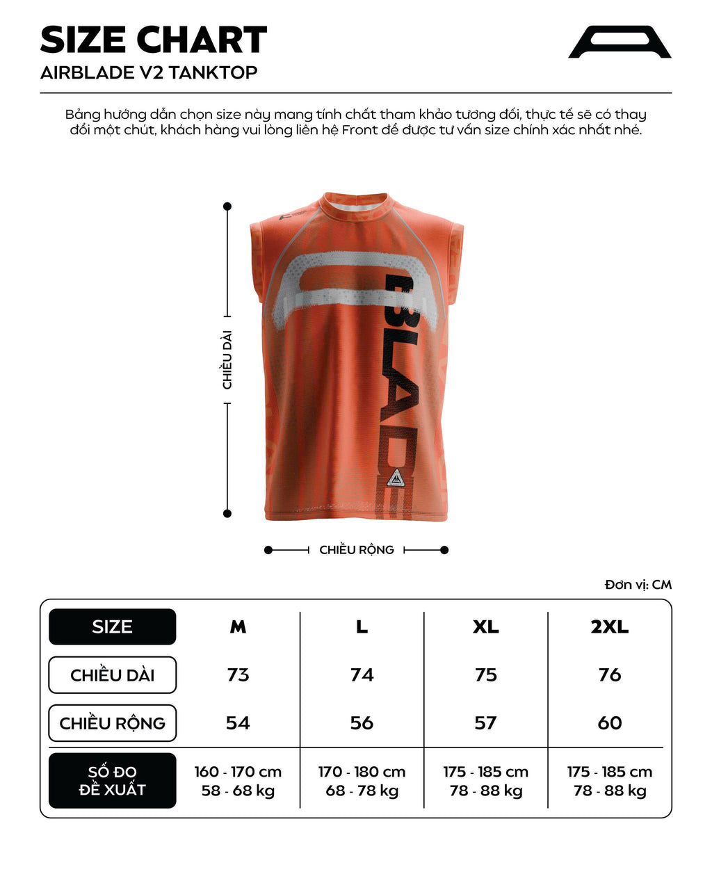 AIRBLADE V2 TANKTOP "FURY 2.0" – Ember Black