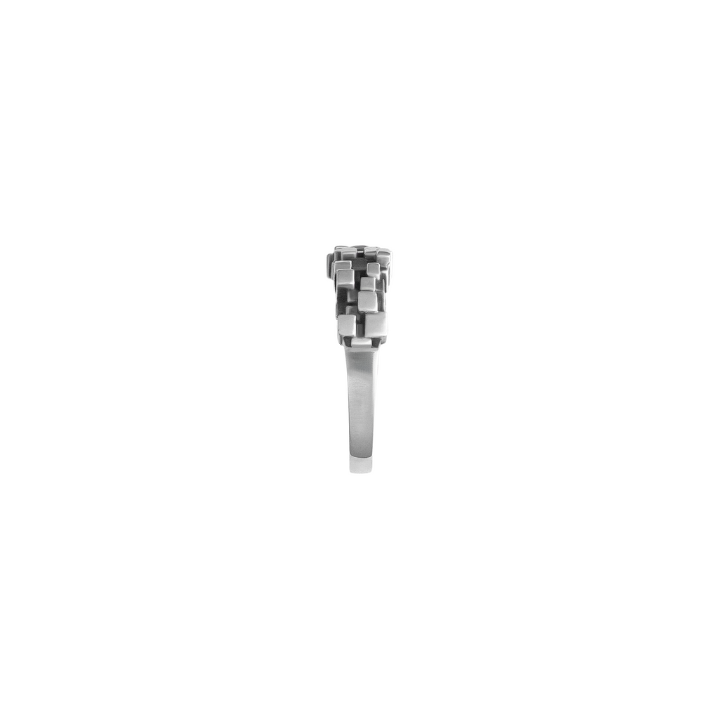 FRONT Maze Silver Ring