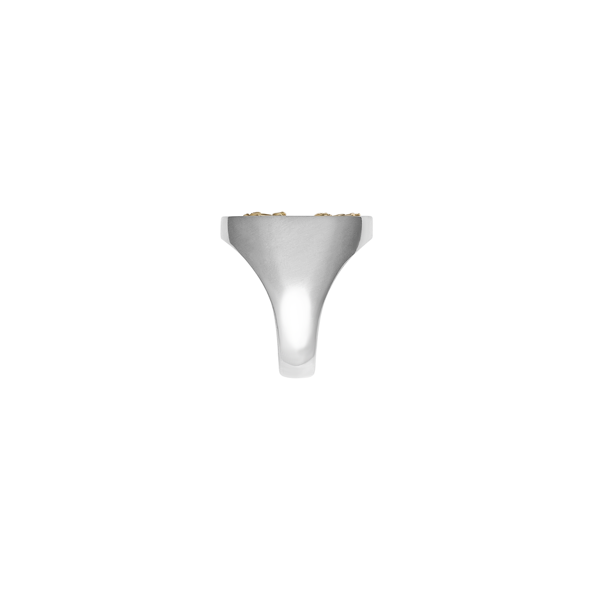 FRONT The Front Signet Silver Ring