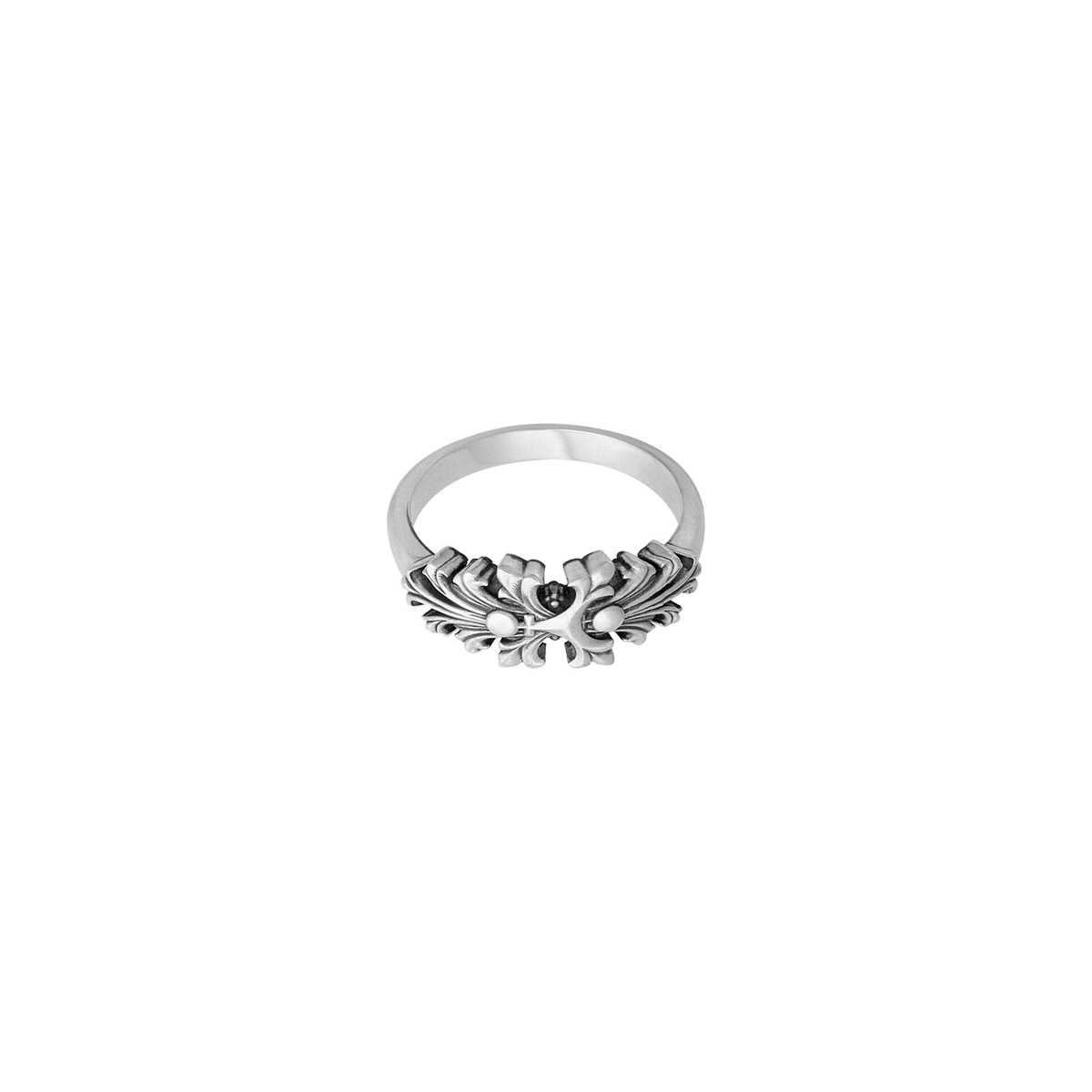FRONT "THE ACANTHUS 2" Silver Ring D525