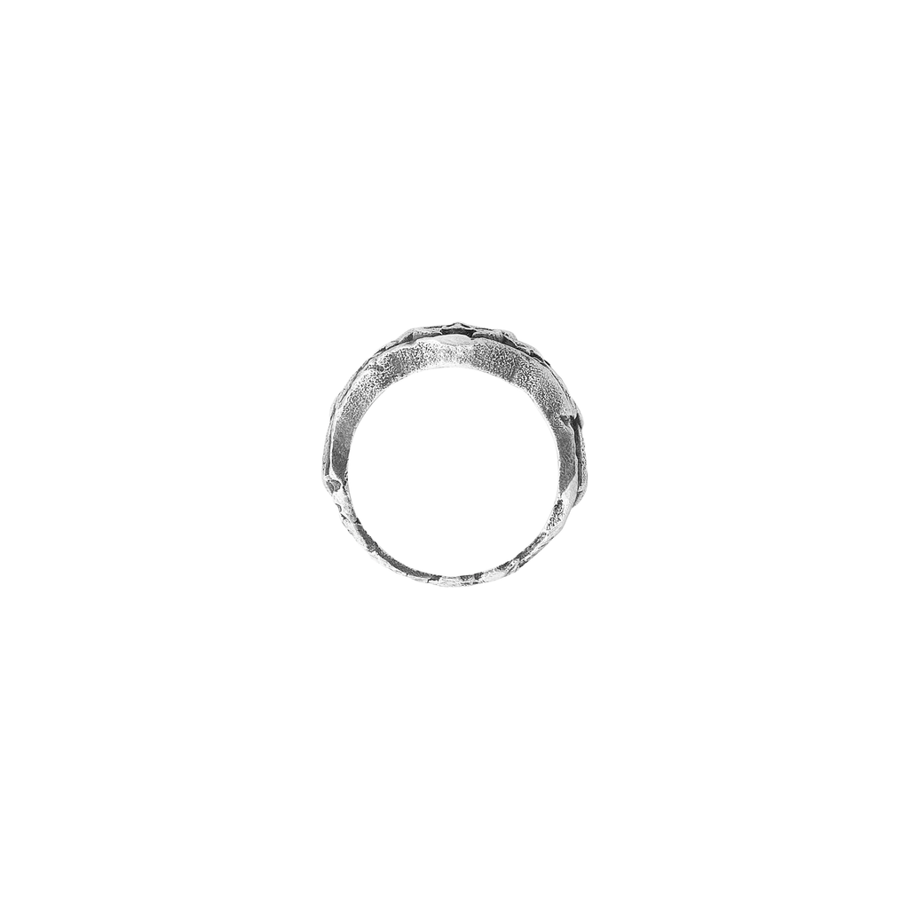 FRONT ATHLETE "THE ACANTHUS" Silver Ring YE24 - BOLD