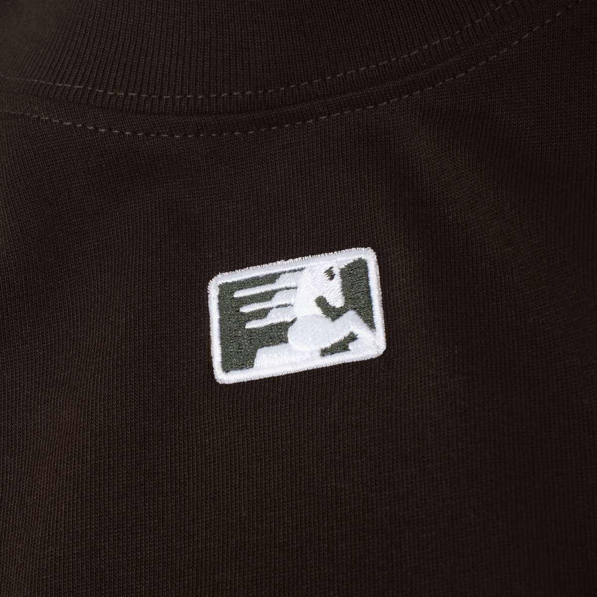 FRONT D126 "MATCH-DAY" Horse Emblem Tee - Black/White/Navy/Brown
