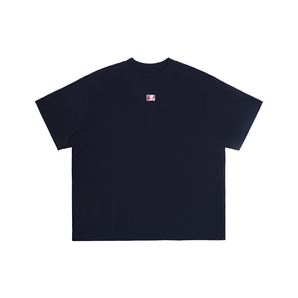 FRONT D126 "MATCH-DAY" Horse Emblem Tee - Black/White/Navy/Brown