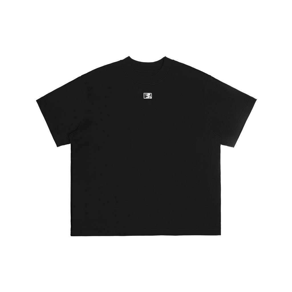 FRONT D126 "MATCH-DAY" Horse Emblem Tee - Black/White/Navy/Brown
