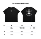 FRONT ATHLETE "THE MEMBER" Tee YE24 - BLACK