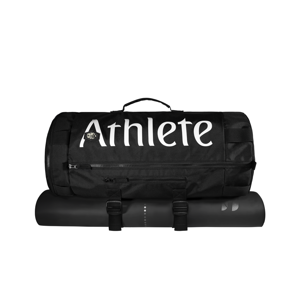 FRONT ATHLETE "THE CARRIER" Duffle Backpack YE24 - BLACK