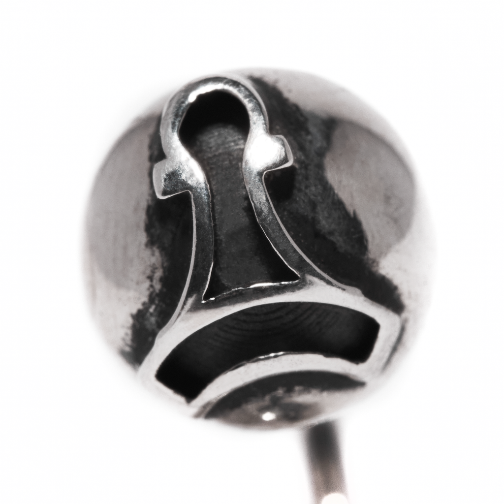 FRONT Double Orb Silver Earring