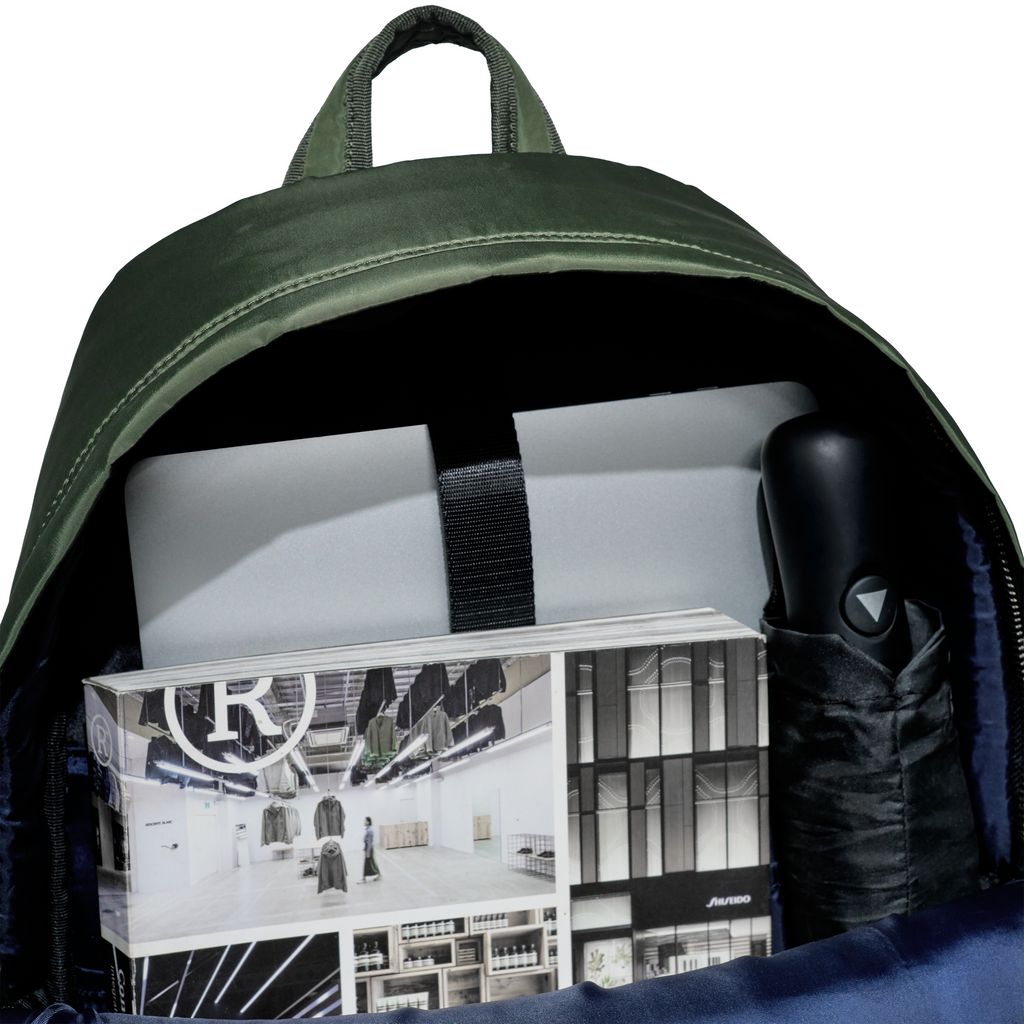 FRONT Nylon Backpack D424 - FINCH - M