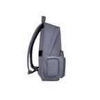 FRONT Nylon Backpack D424 - STORM GREY - M