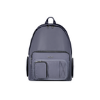FRONT Nylon Backpack D424 - STORM GREY - M