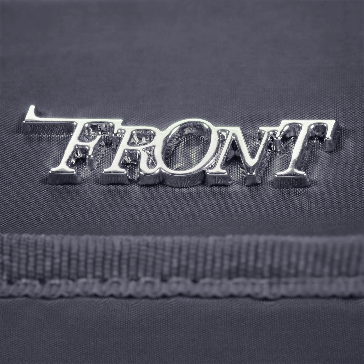 FRONT Nylon Backpack D424 - STORM GREY - M