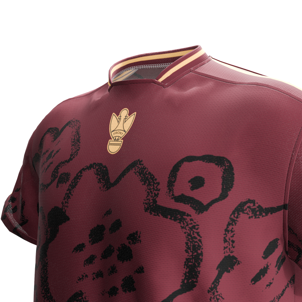 FRONT AIRBLADE "INK" V3 TEE - ROYAL RED