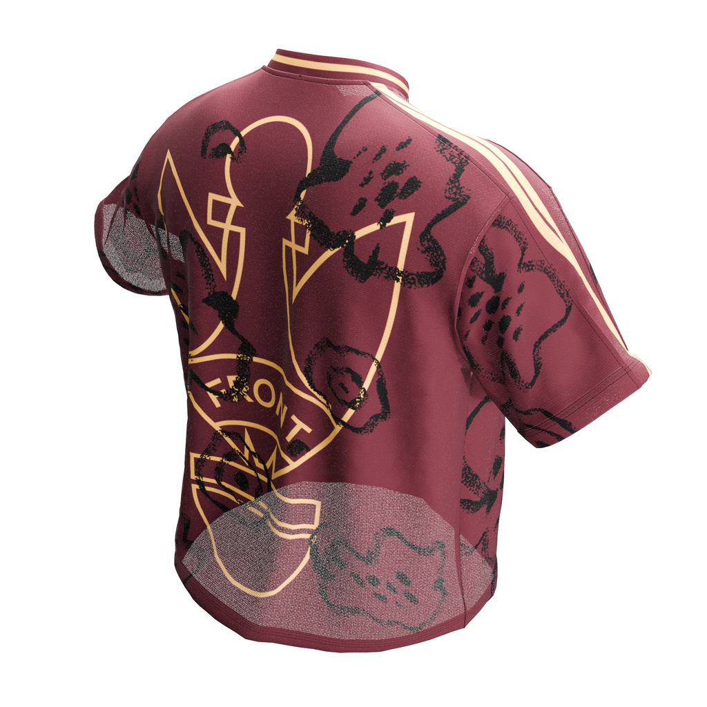 FRONT AIRBLADE "INK" V3 TEE - ROYAL RED