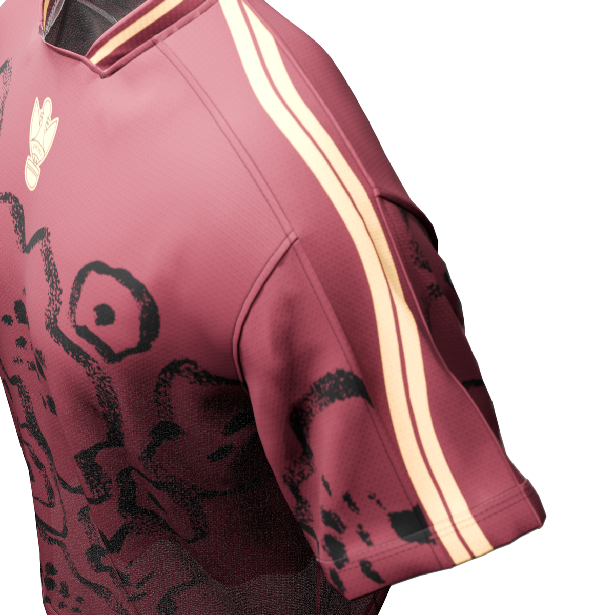 FRONT AIRBLADE "INK" V3 TEE - ROYAL RED