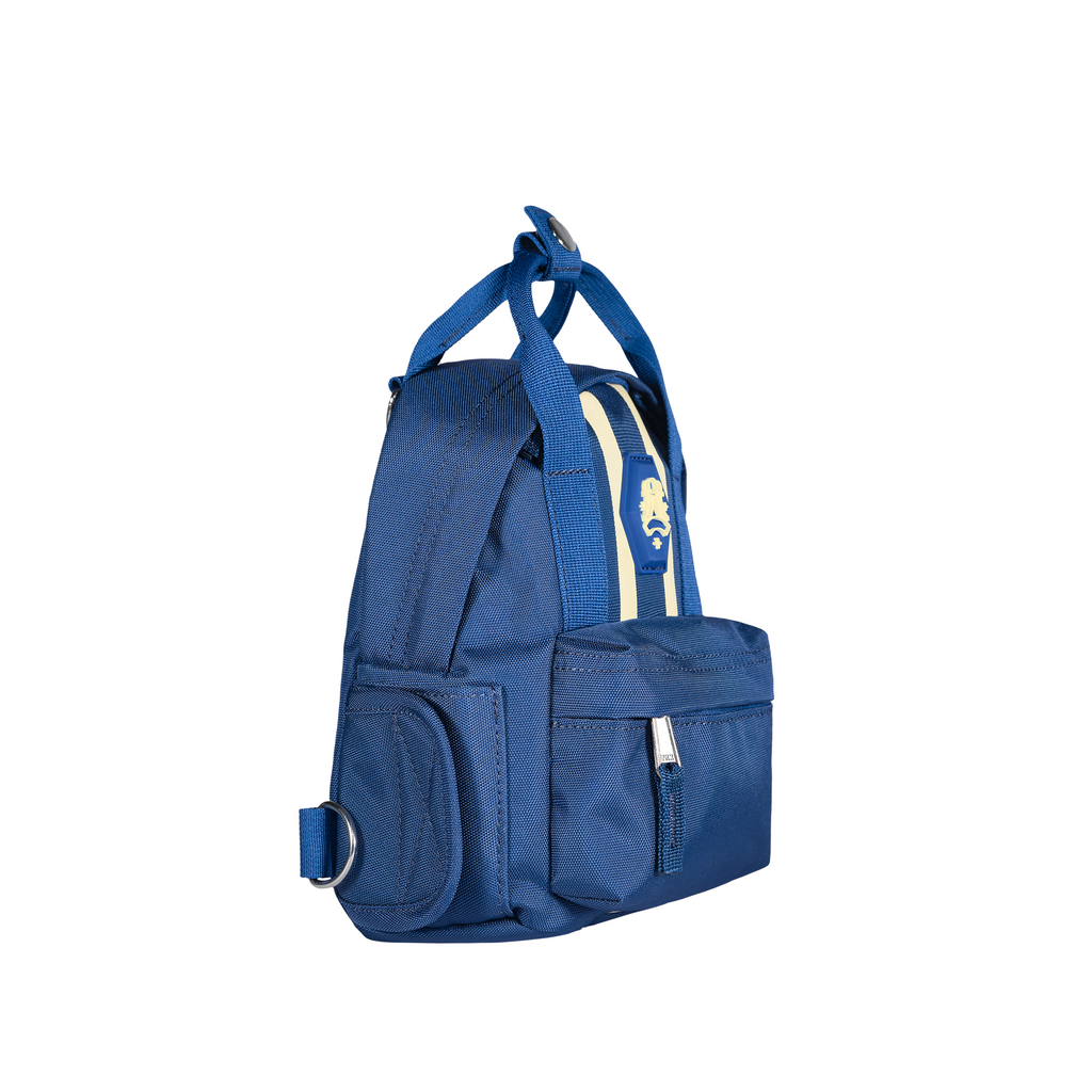 FRONT The Pawn New Wave Mini Backpack D523 - BLUE - S
