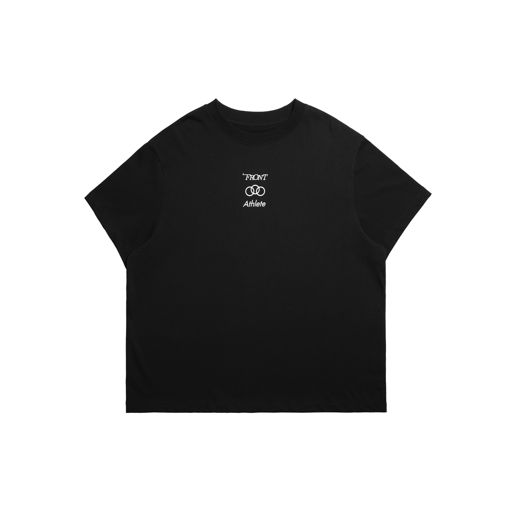 FRONT ATHLETE "THE MEMBER" Tee YE24 - BLACK
