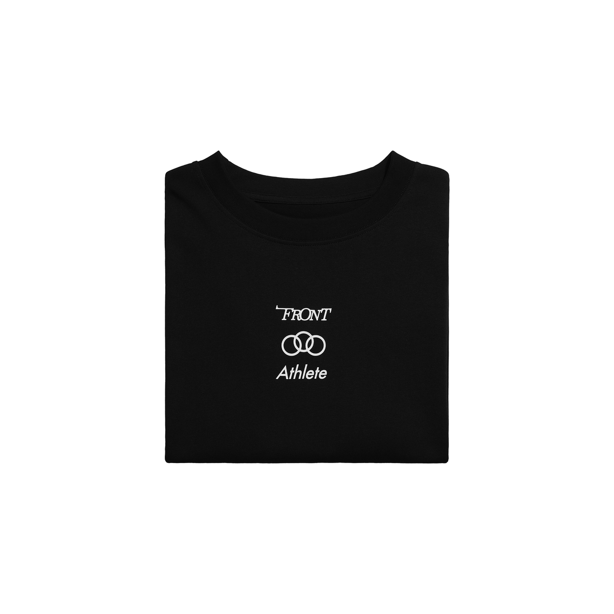 FRONT ATHLETE "THE MEMBER" Tee YE24 - BLACK