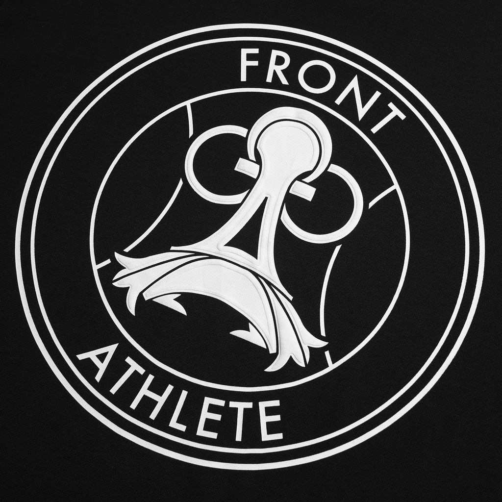 FRONT ATHLETE "THE MEMBER" Tee YE24 - BLACK