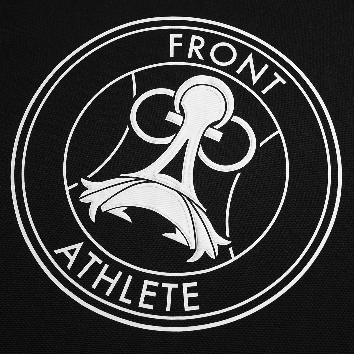 FRONT ATHLETE "THE MEMBER" Tee YE24 - BLACK