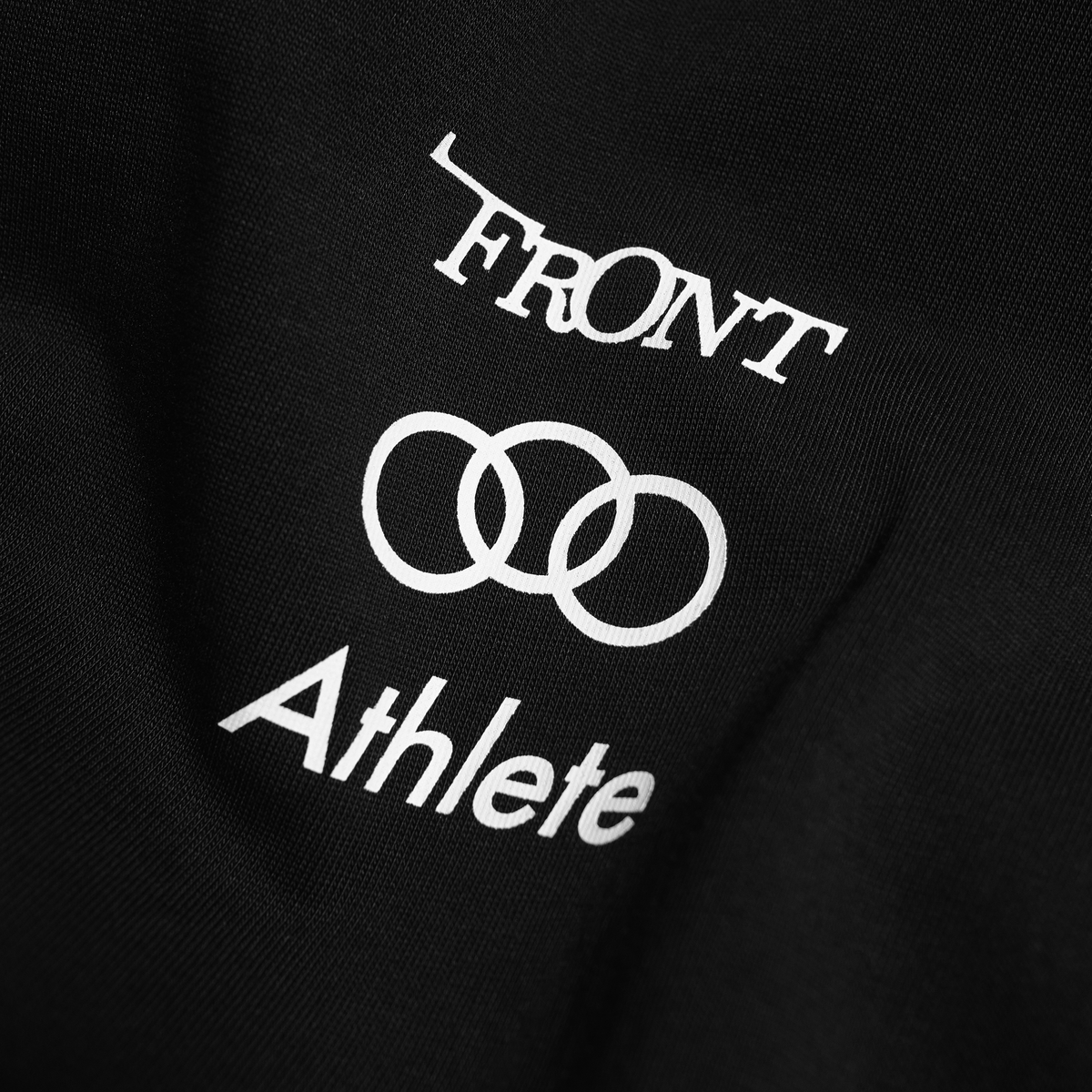 FRONT ATHLETE "THE MEMBER" Tee YE24 - BLACK