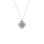 FRONT "THE 4 LEAF" Silver Amulet D525