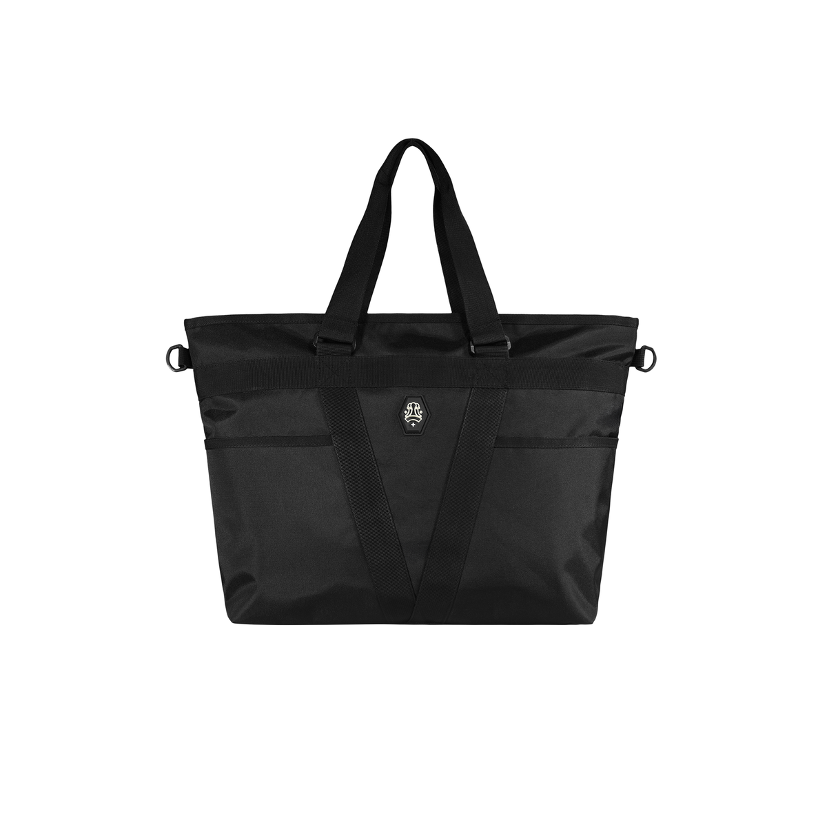 FRONT ATHLETE "SPORT FIELD" Tote Bag YE24 - BLACK