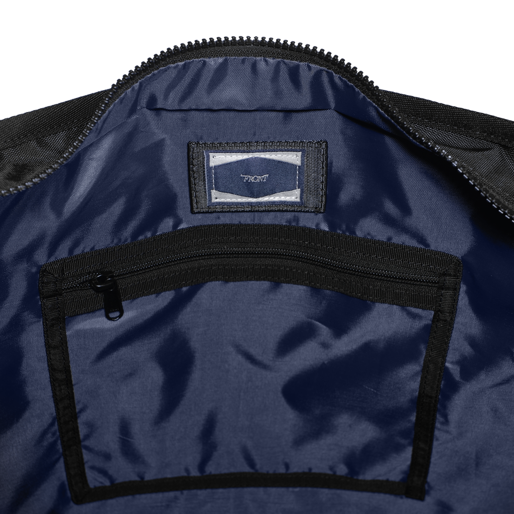 FRONT ATHLETE "SPORT FIELD" Tote Bag YE24 - BLACK