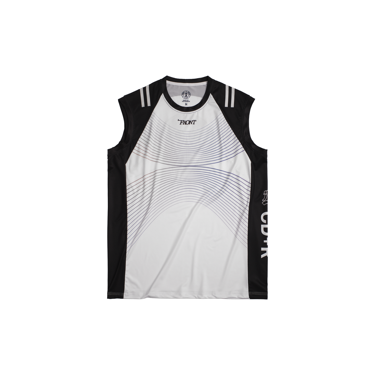FRONT D126 "AIRBLADE SERIES" V2 - TANKTOP - Black/White