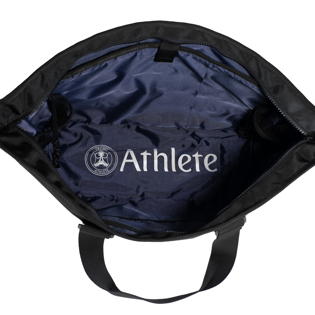 FRONT ATHLETE "SPORT FIELD" Tote Bag YE24 - BLACK