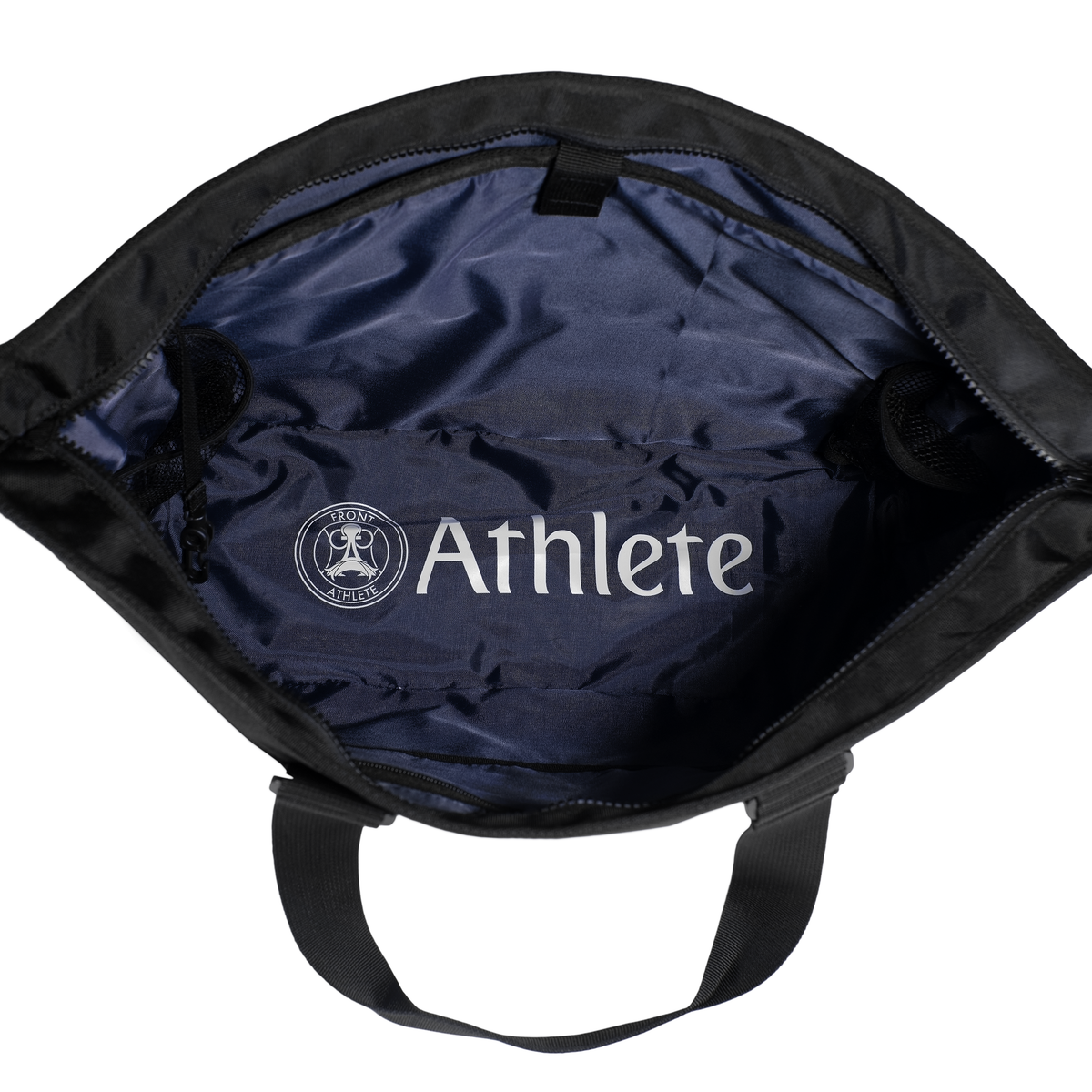 FRONT ATHLETE "SPORT FIELD" Tote Bag YE24 - BLACK