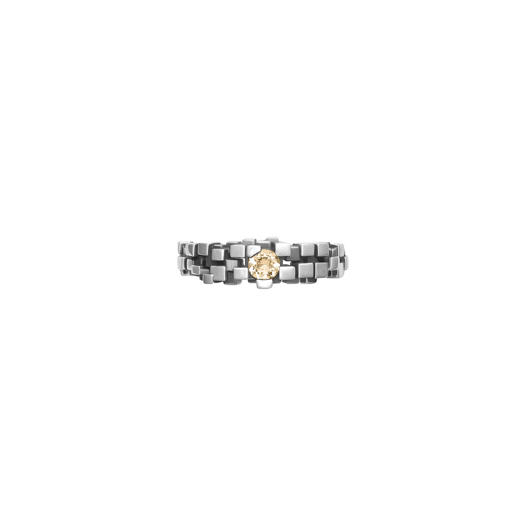 FRONT Maze Silver Ring