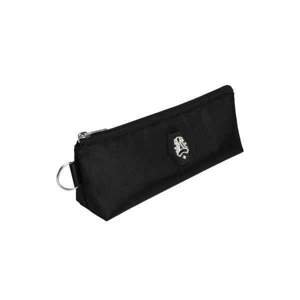 FRONT The Pawn Pencil Case - BLACK