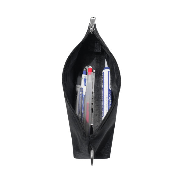 FRONT The Pawn Pencil Case - BLACK