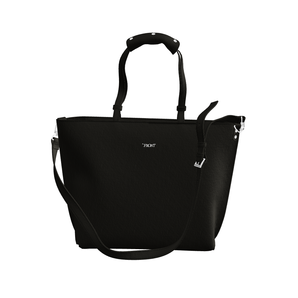 FRONT D925 "SHADOW CLOAK" TOTE BAG.