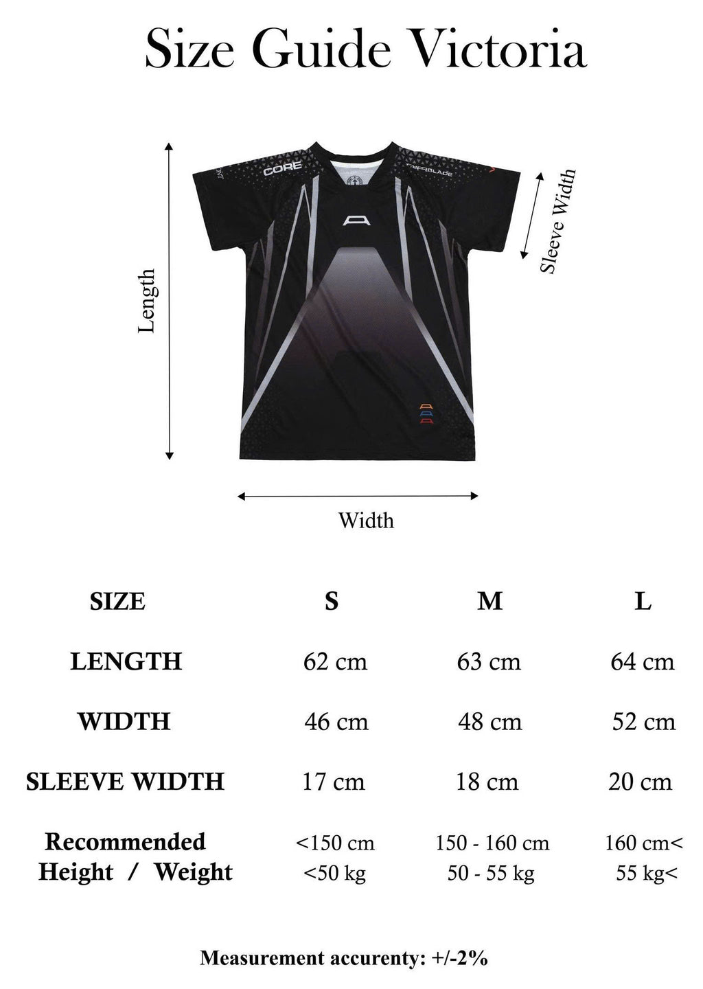 FRONT AIRBLADE "FURY" TEE - VICTORIA (WOMEN)