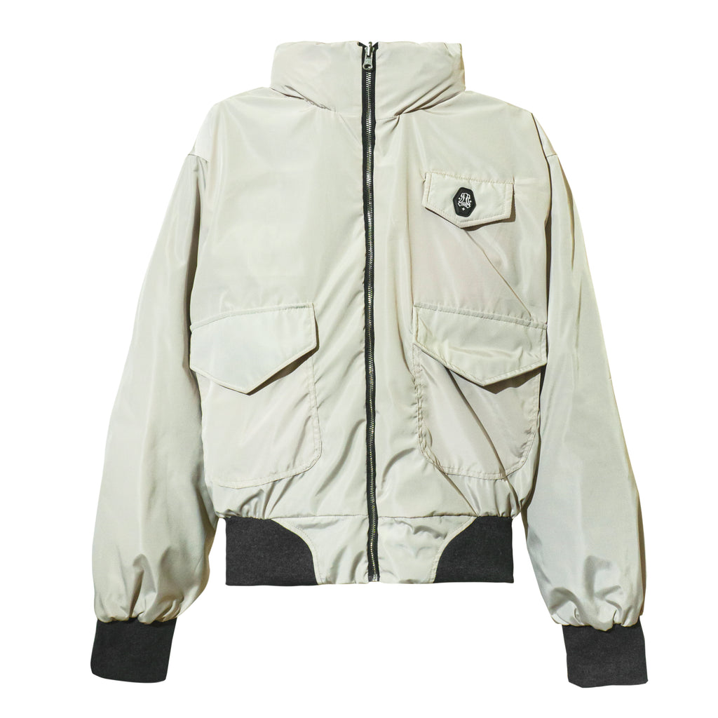 FRONT The Rook Fork Hooded Bomber Jacket YE21 - BROWN