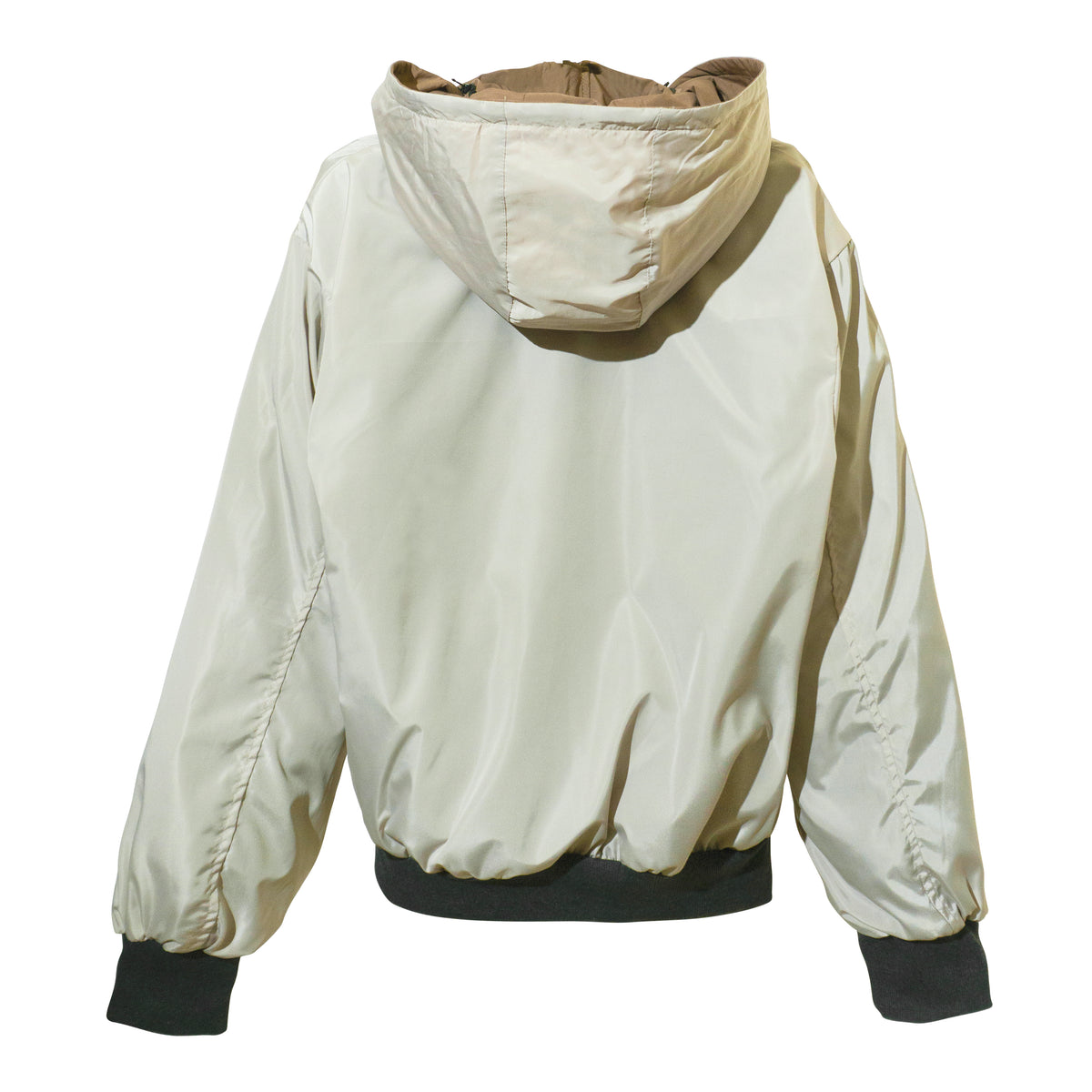 FRONT The Rook Fork Hooded Bomber Jacket YE21 - BROWN
