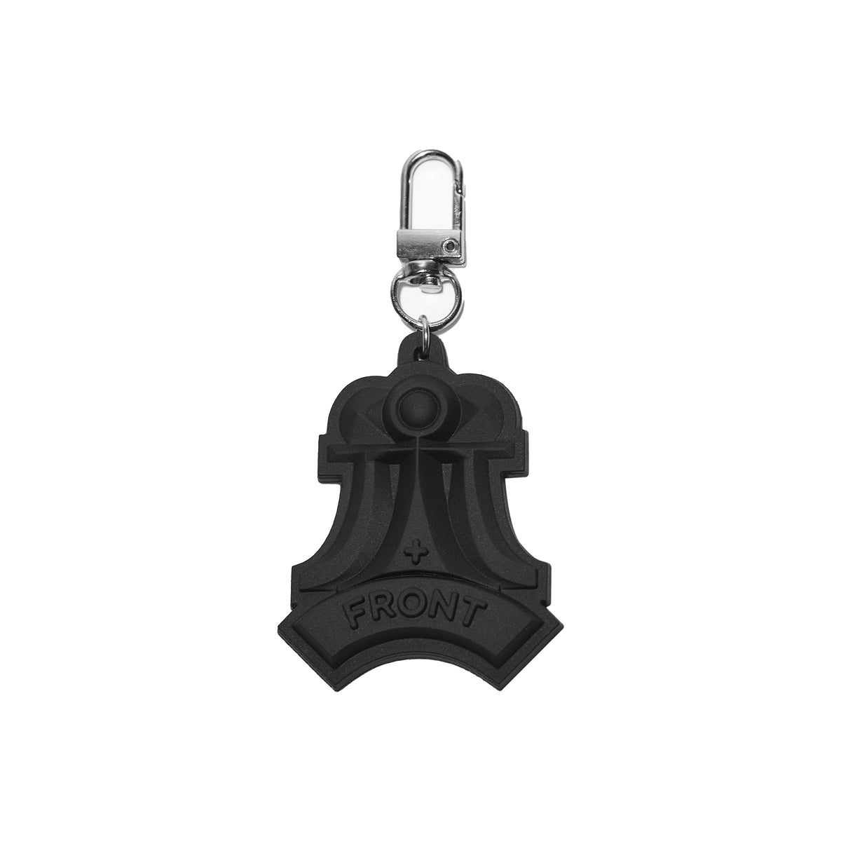 FRONT The Bishop Keychain D421 - BLACK