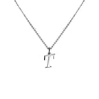 FRONT Alphabet Letter Sterling Silver