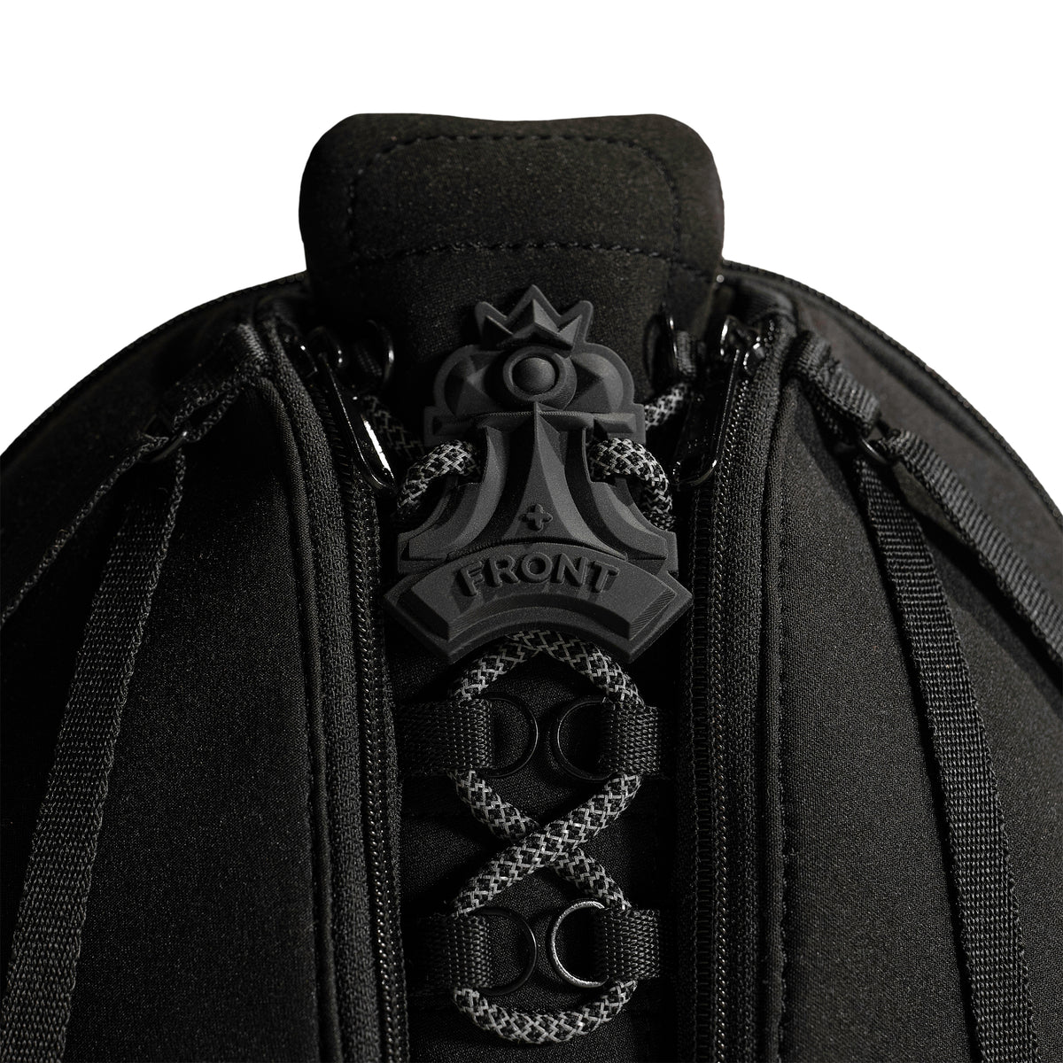 FRONT Queening The Pawn Backpack SB22 - BLACK - S