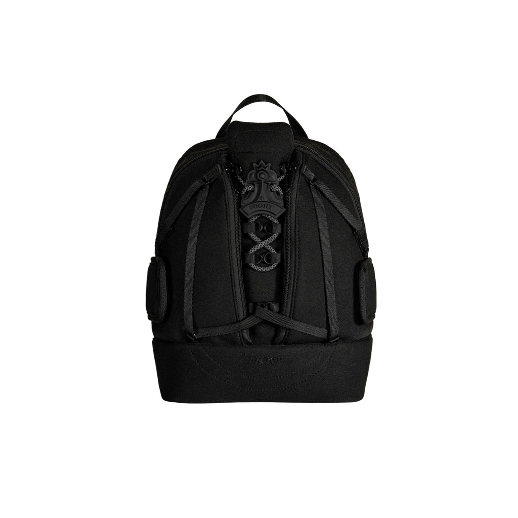 FRONT Queening The Pawn Backpack SB22 - BLACK - S