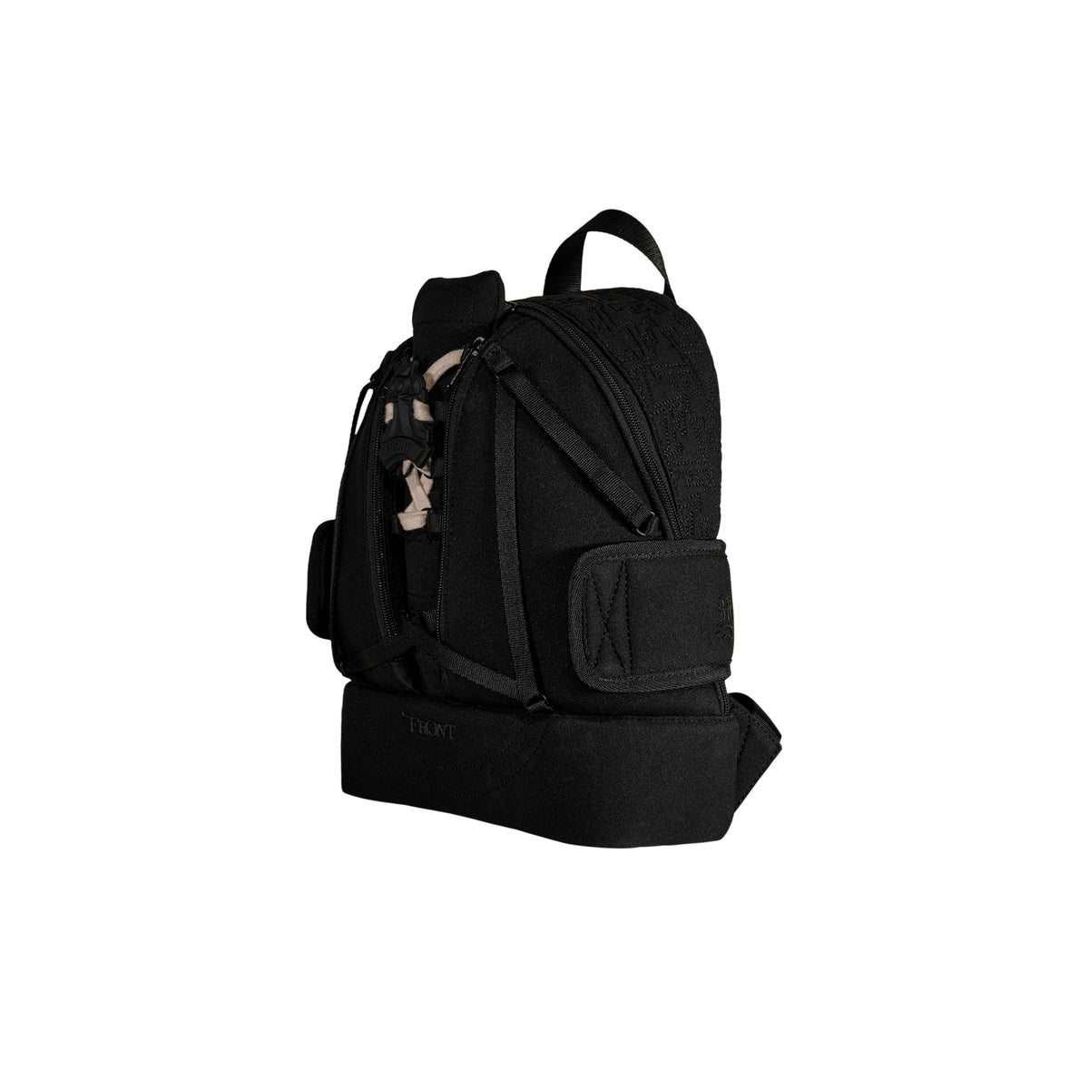 FRONT Queening The Pawn Backpack SB22 - BLACK - S