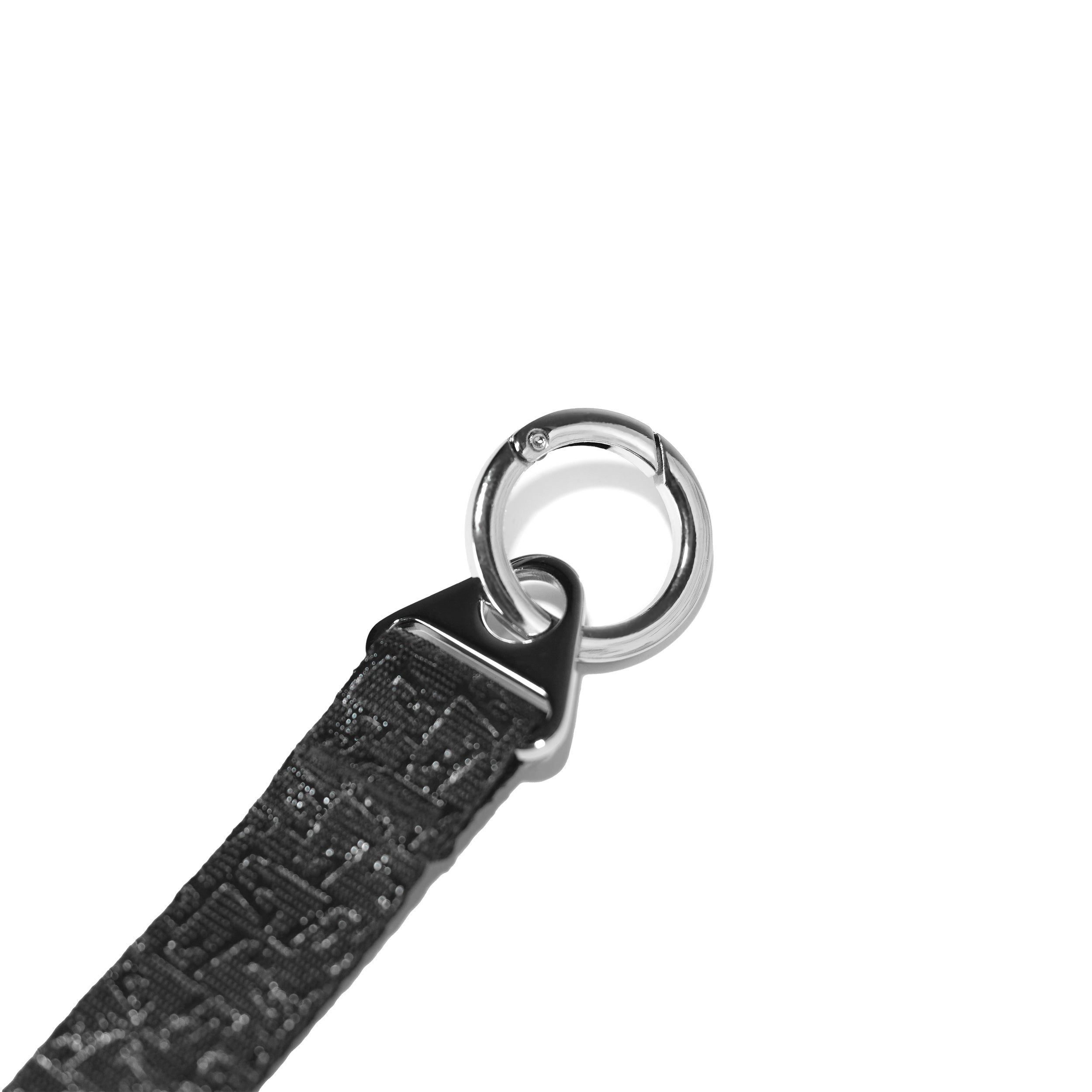 FRONT The Knight Wristlet Keychain D922 - BLACK