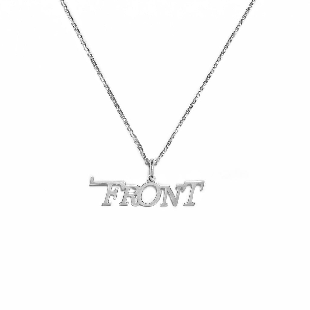 FRONT Sterling Silver Pendant