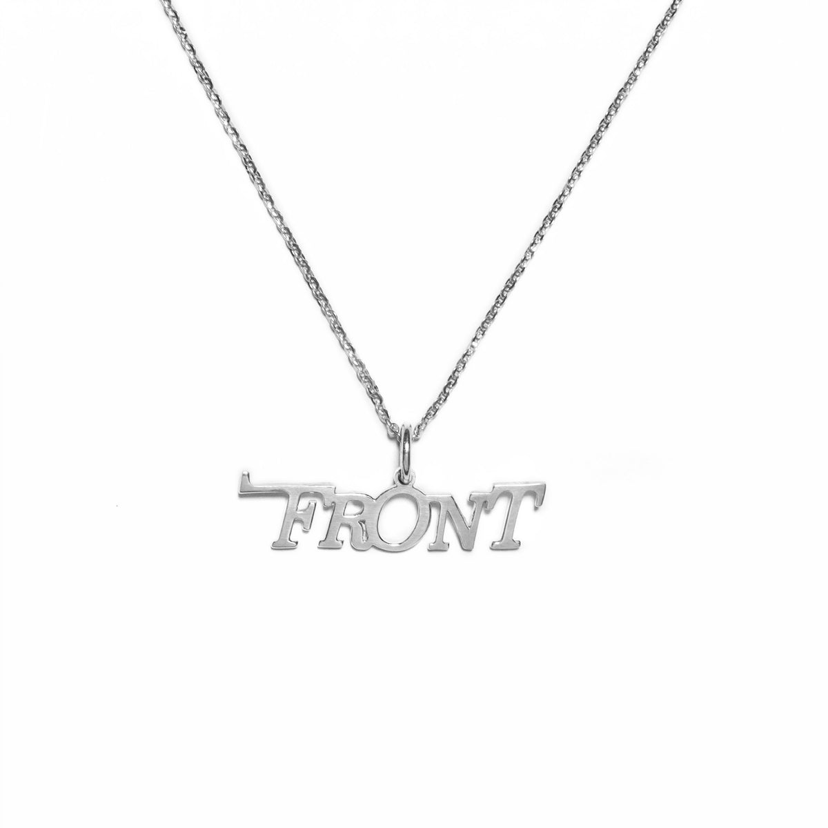 FRONT Sterling Silver Pendant